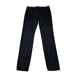 AG Adriano Goldschmied The Middi Mid-Rise Legging Jeans Black 32R L32 Made USA‎